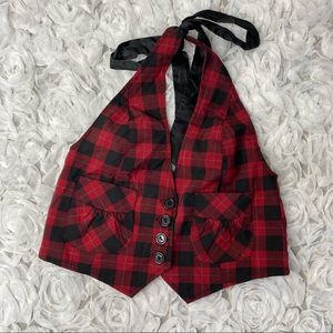 NOBLE U- Halt Checkered Vest/ Suit